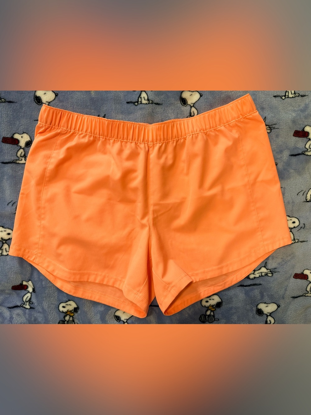 Large women’s Columbia neon orange/sherbert color Athletic Shorts
